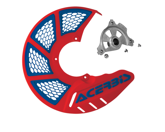 ACERBIS X-BRAKE 2.0 RED/BLUE DISC COVER & MOUNT KIT BETA RR 11-24