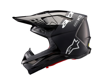 ALPINESTARS 2024 S-M10 FLOOD BLACK/DARK GREY HELMET