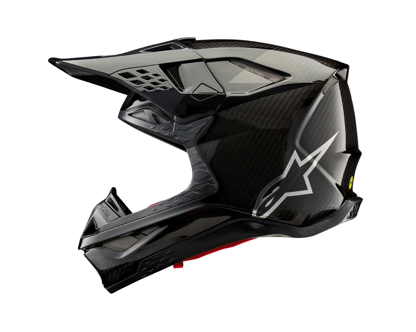 ALPINESTARS 2025 S-M10 FAME BLACK CARBON HELMET