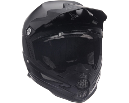 6D ATR-1 SOLID MATTE BLACK HELMET