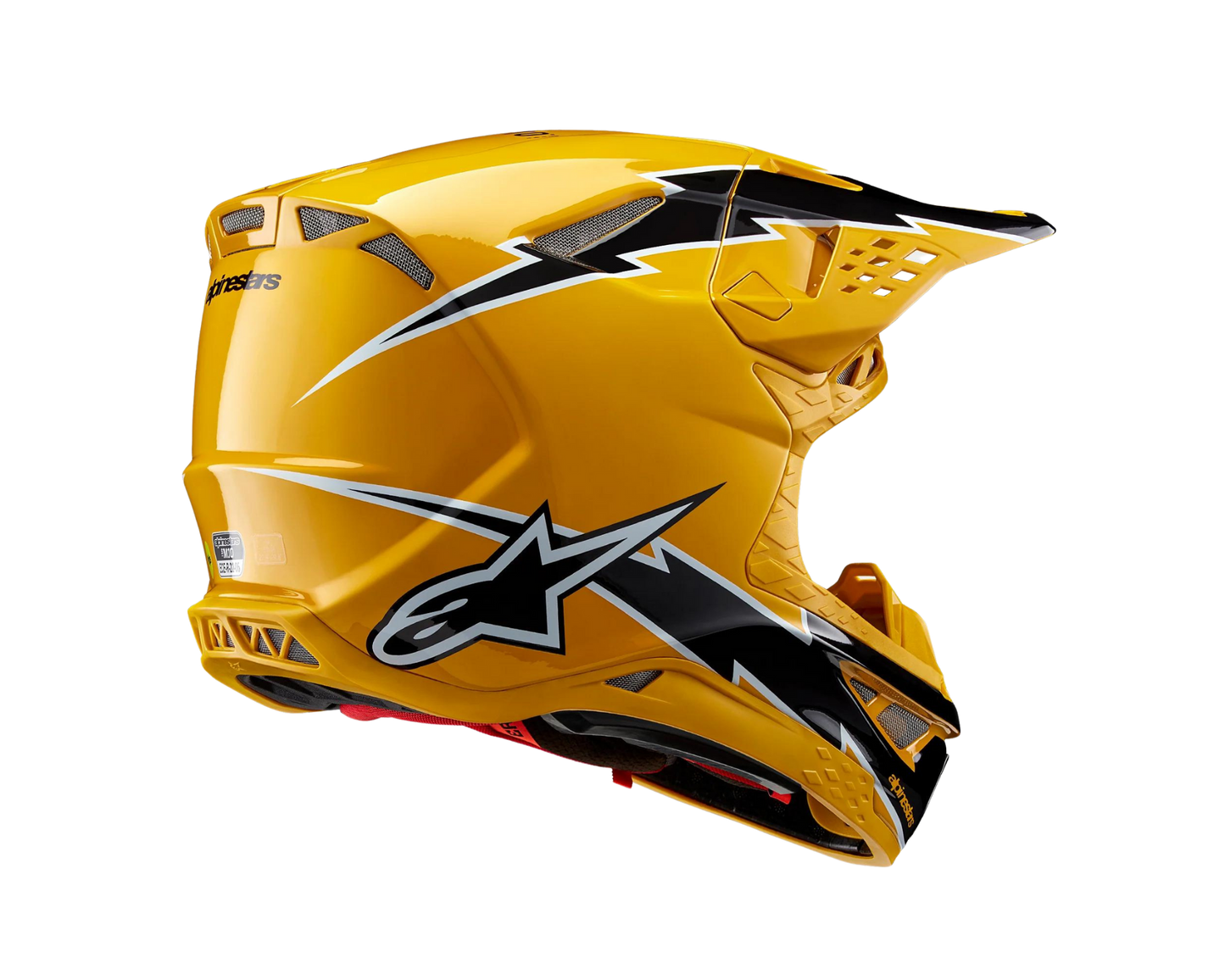 ALPINESTARS 2024 S-M10 AMPRESS BLACK/YELLOW HELMET