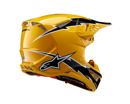 ALPINESTARS 2024 S-M10 AMPRESS BLACK/YELLOW HELMET