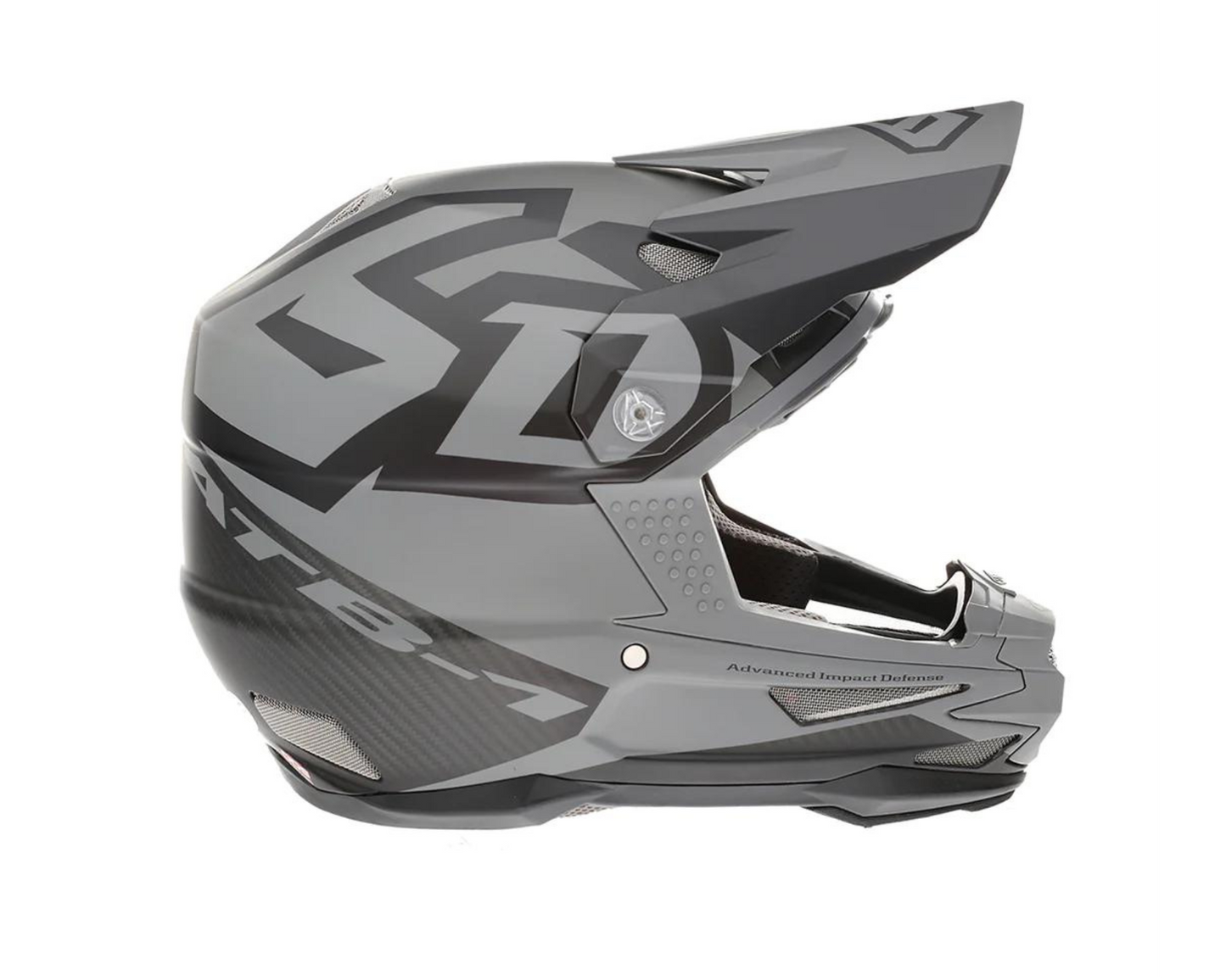 6D ATB-1 SWITCH GREY/BLACK HELMET