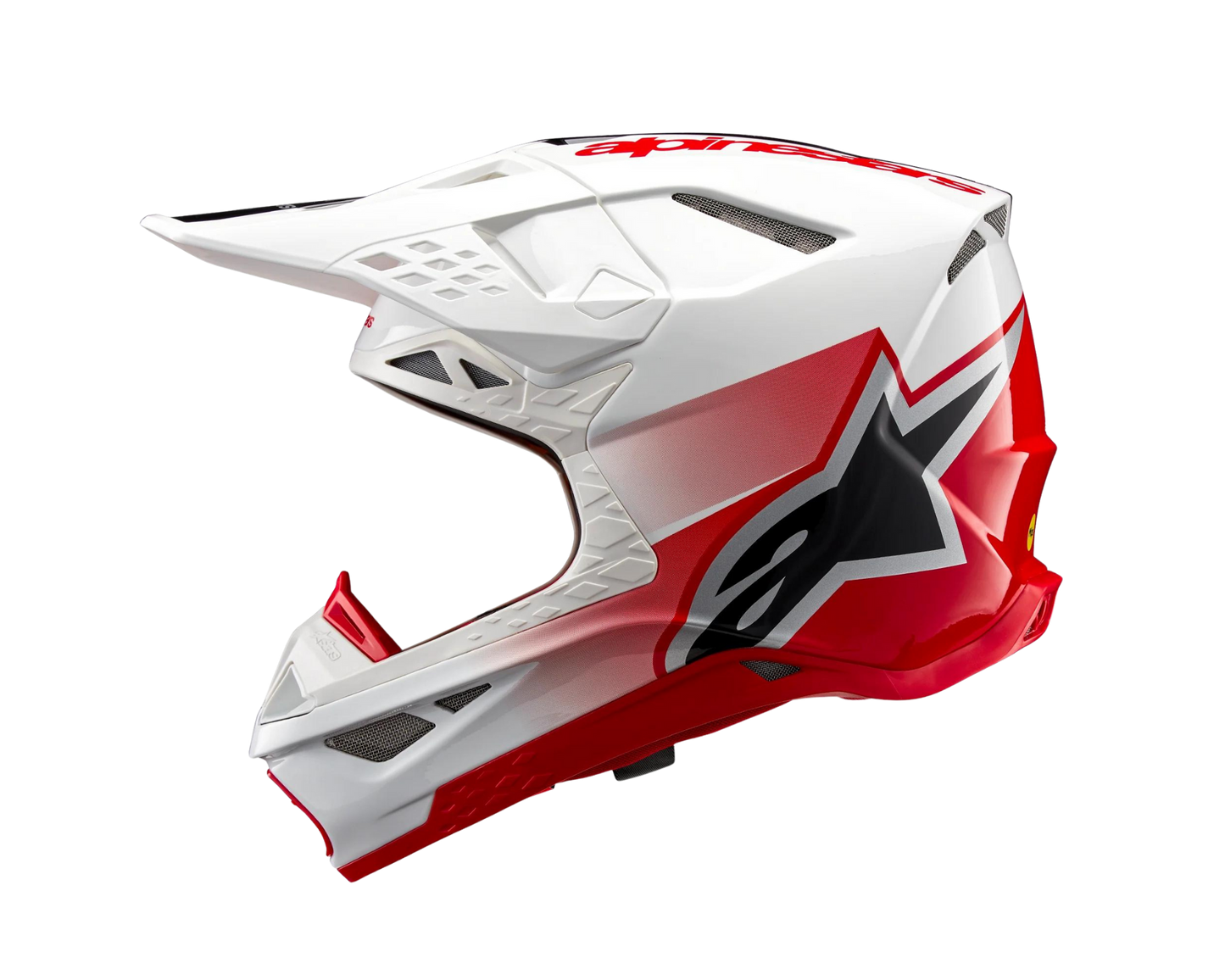 ALPINESTARS 2025 S-M10 UNITE RED/WHITE HELMET