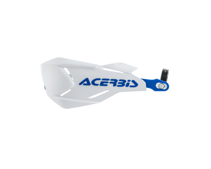 ACERBIS X-FACTORY WHITE/BLUE HANDGUARDS