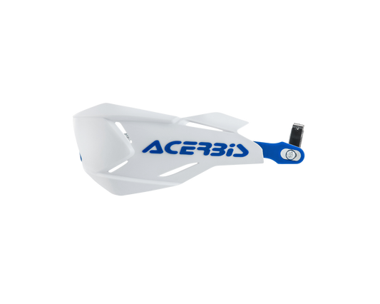 ACERBIS X-FACTORY WHITE/BLUE HANDGUARDS