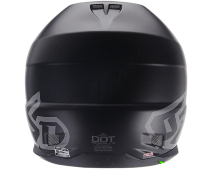 6D ATR-1 SOLID MATTE BLACK HELMET