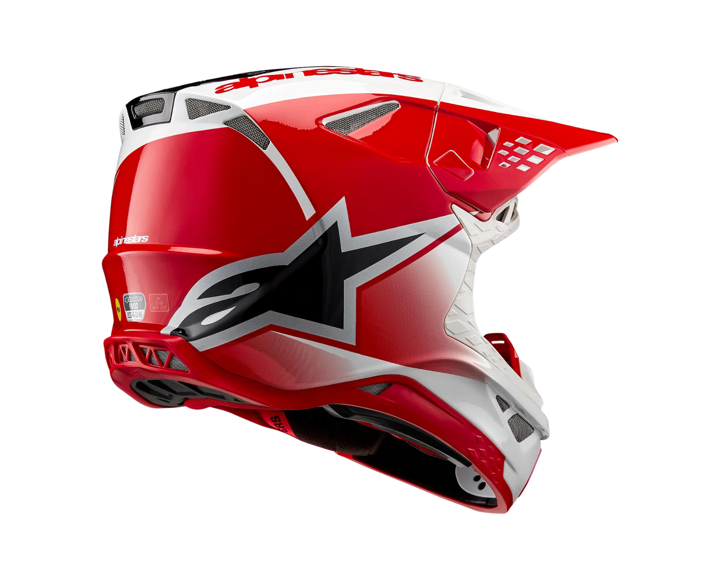 ALPINESTARS 2025 S-M10 UNITE RED/WHITE HELMET