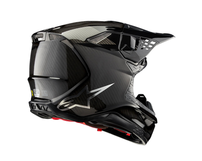 ALPINESTARS 2025 S-M10 FAME BLACK CARBON HELMET