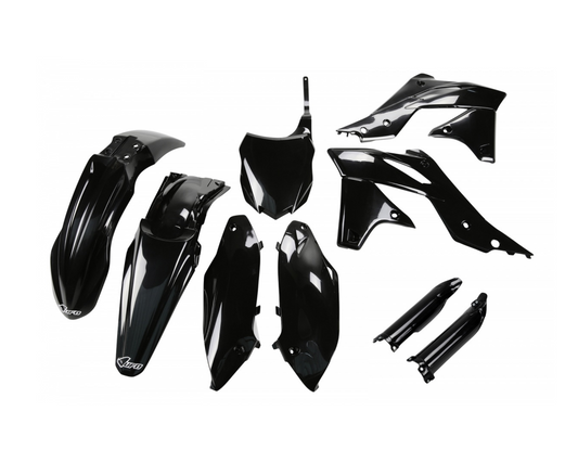 UFO KAWASAKI KX250F 13-16 BLACK PLASTICS KIT