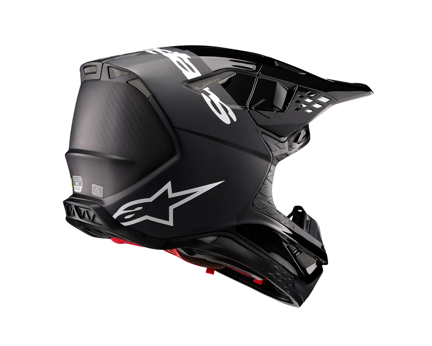 ALPINESTARS 2024 S-M10 FLOOD BLACK/DARK GREY HELMET