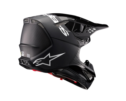 ALPINESTARS 2024 S-M10 FLOOD BLACK/DARK GREY HELMET