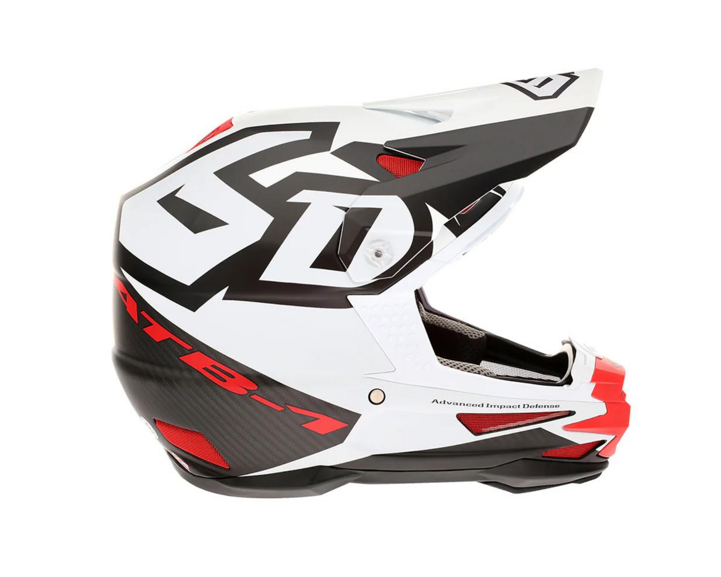 6D ATB 1 SWITCH RED WHITE BLACK HELMET Moto House