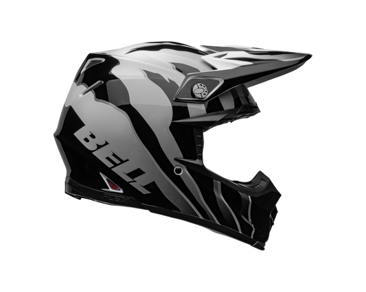 BELL 2024 MOTO-9S FLEX CLAW BLACK/WHITE HELMET