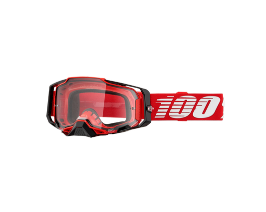 100% ARMEGA RED CLEAR GOGGLES