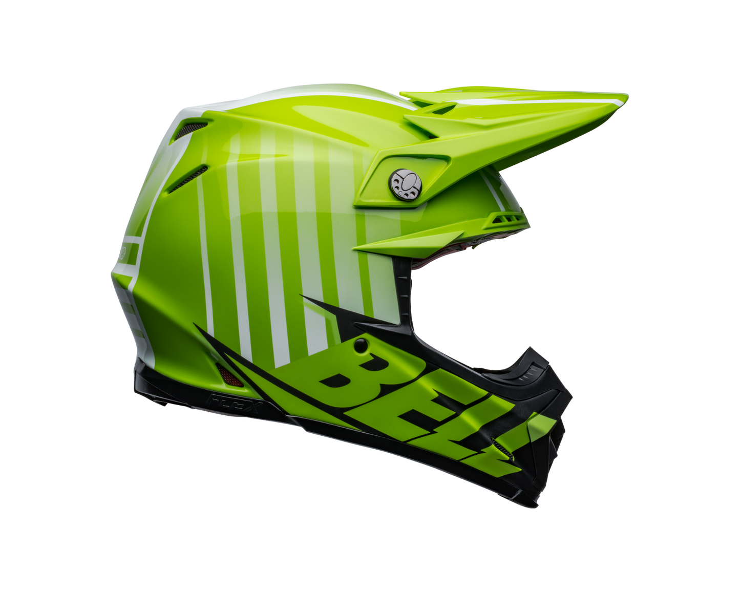 BELL MOTO-9S FLEX SPRINT MATTE/GLOSS GREEN/BLACK HELMET