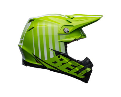 BELL MOTO-9S FLEX SPRINT MATTE/GLOSS GREEN/BLACK HELMET