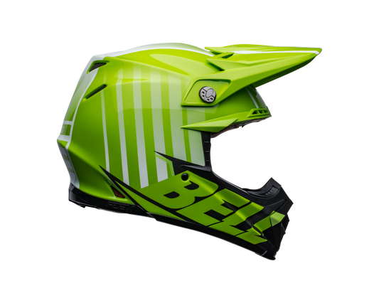 BELL MOTO-9S FLEX SPRINT MATTE/GLOSS GREEN/BLACK HELMET