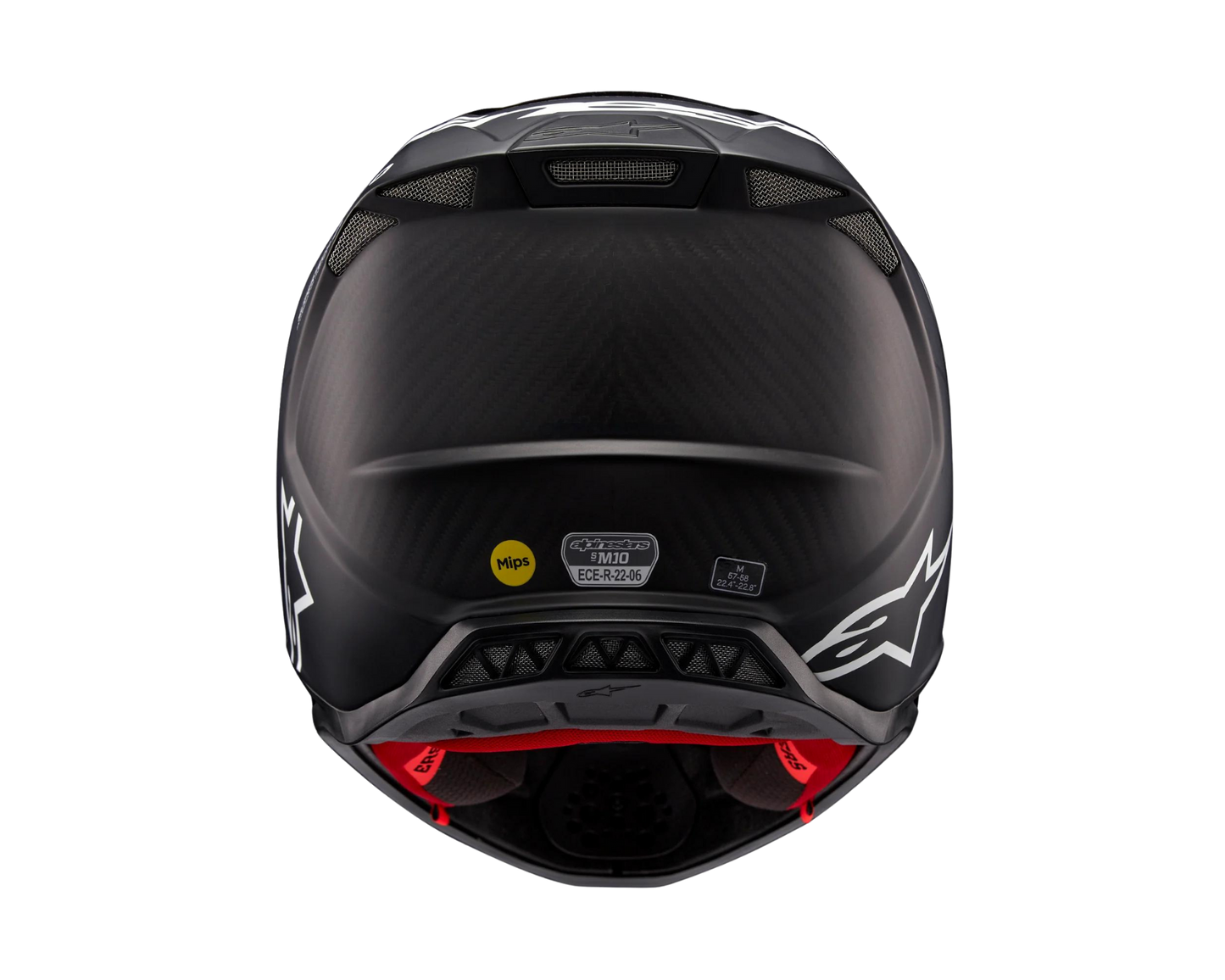 ALPINESTARS 2024 S-M10 FLOOD BLACK/DARK GREY HELMET