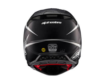 ALPINESTARS 2024 S-M10 AMPRESS MATTE BLACK/WHITE HELMET