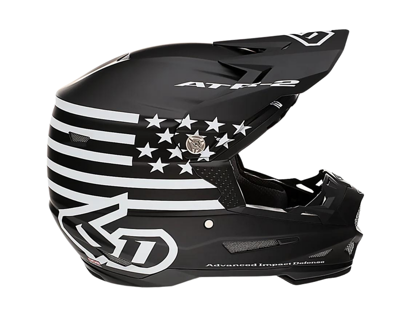 6D ATR-2 TACTICAL BLACK HELMET