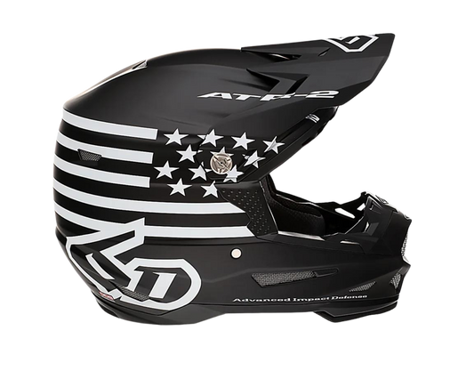 6D ATR-2 TACTICAL BLACK HELMET