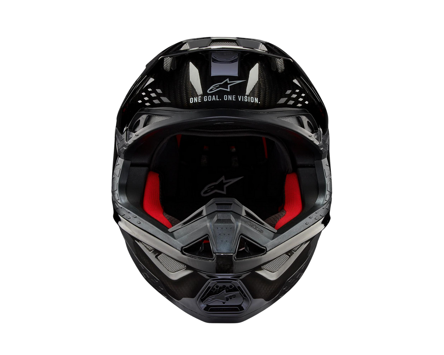 ALPINESTARS 2024 S-M10 SOLID BLACK CARBON HELMET