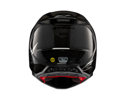 ALPINESTARS 2025 S-M10 FAME BLACK CARBON HELMET