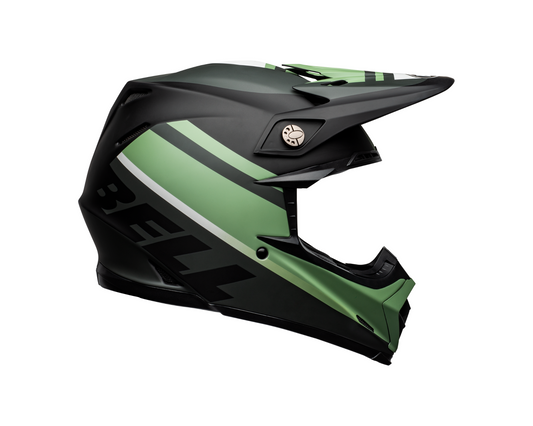 BELL MOTO-9 MIPS PROPHECY MATTE BLACK/DARK GREEN HELMET