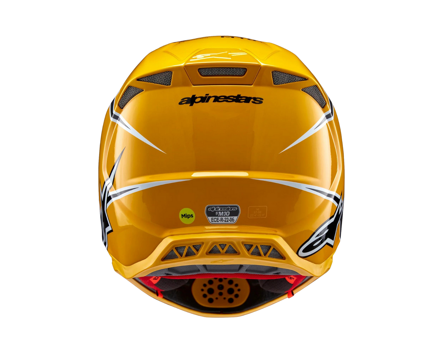 ALPINESTARS 2024 S-M10 AMPRESS BLACK/YELLOW HELMET