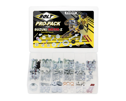 BOLT HARDWARE SUZUKI RM / RMZ 01-24 PRO PACK HARDWARE KIT