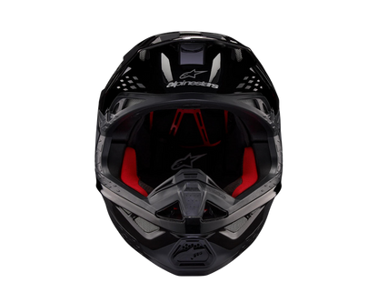 ALPINESTARS 2024 S-M10 FLOOD BLACK/DARK GREY HELMET