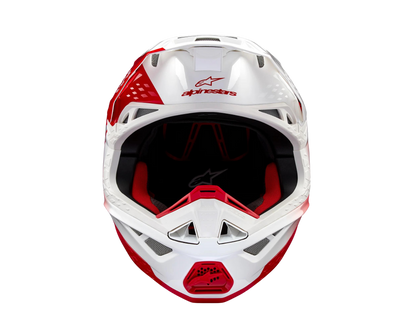 ALPINESTARS 2025 S-M10 UNITE RED/WHITE HELMET