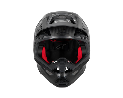 ALPINESTARS 2025 S-M10 FAME BLACK CARBON HELMET