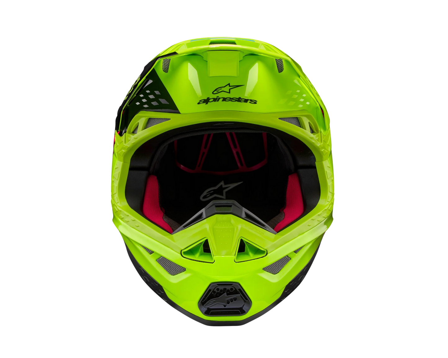 ALPINESTARS 2025 S-M10 UNITE FLURO YELLOW/BLACK/DIVA PINK HELMET