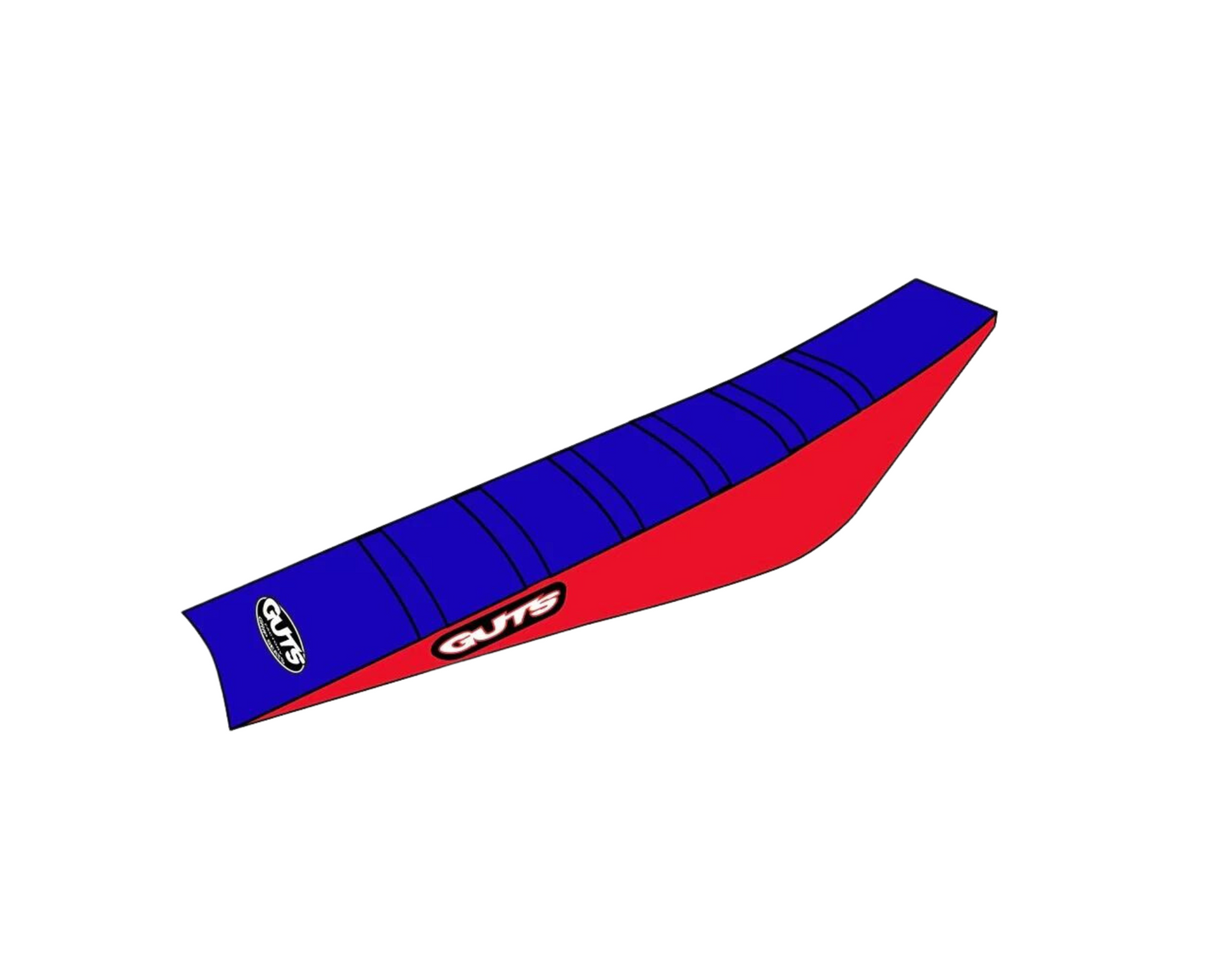 GUTS RACING BETA RIBBED GRIPPER SEAT COVER RED/BLUE