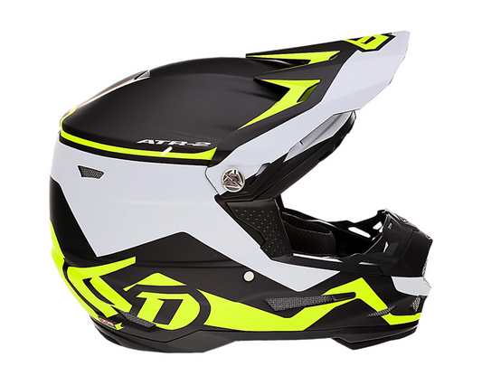 6D ATR-2 DRIVE NEON YELLOW HELMET