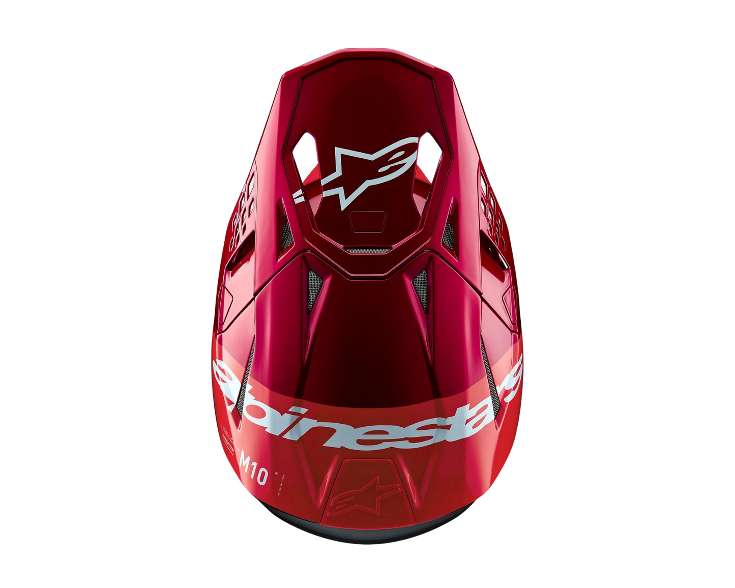 ALPINESTARS 2025 S-M10 FLOOD FLURO RED/RED HELMET