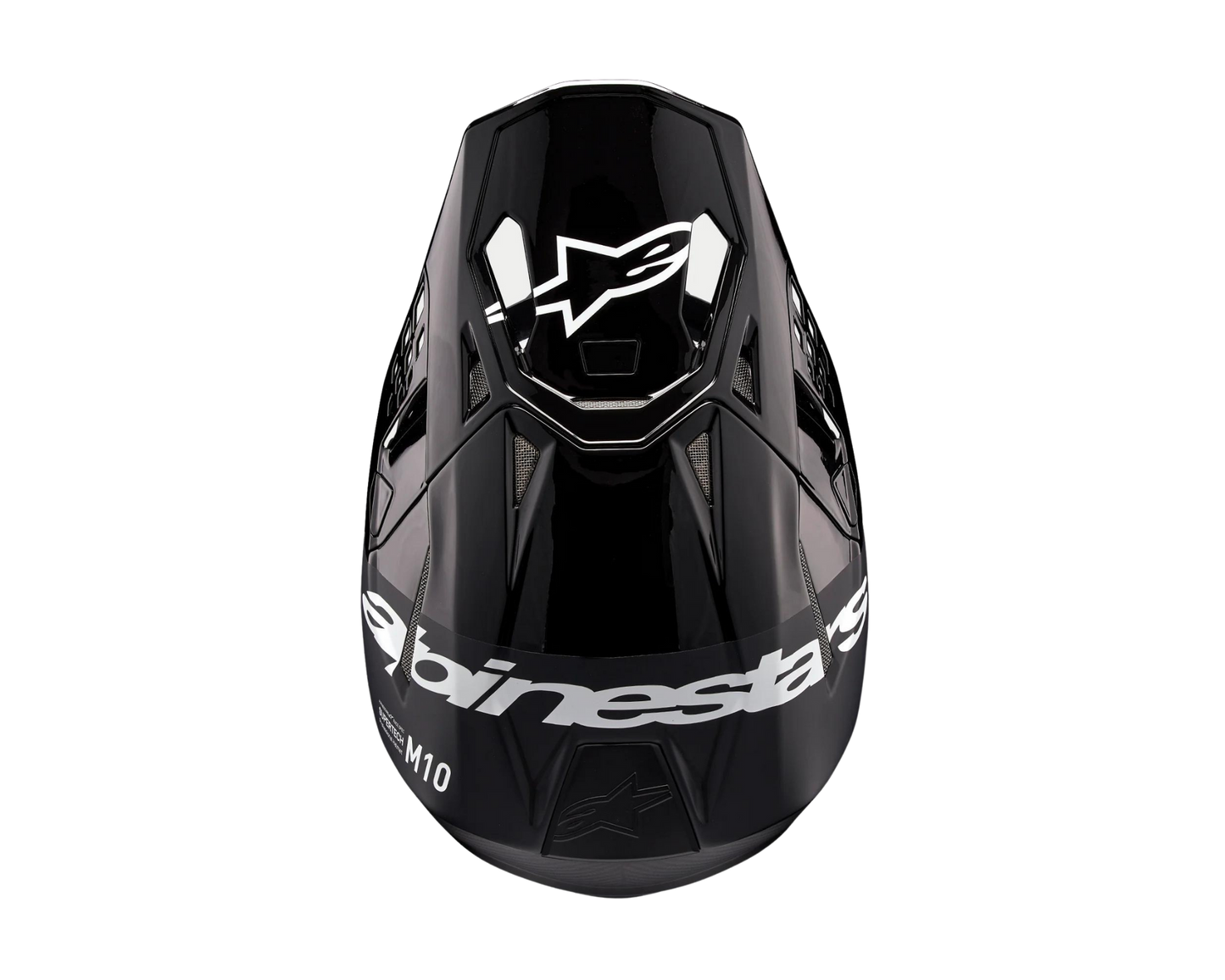 ALPINESTARS 2024 S-M10 FLOOD BLACK/DARK GREY HELMET