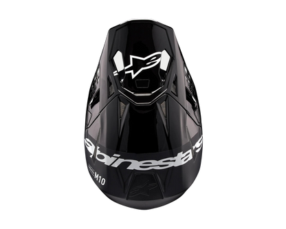 ALPINESTARS 2024 S-M10 FLOOD BLACK/DARK GREY HELMET