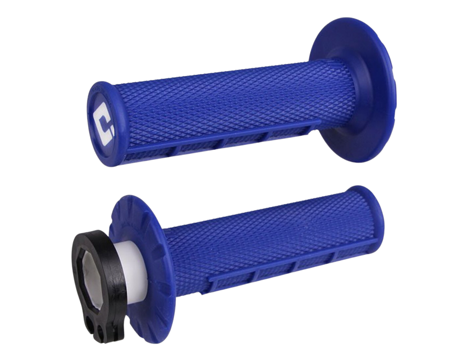 ODI HALF WAFFLE LOCK ON GRIPS 2T / 4T BLUE