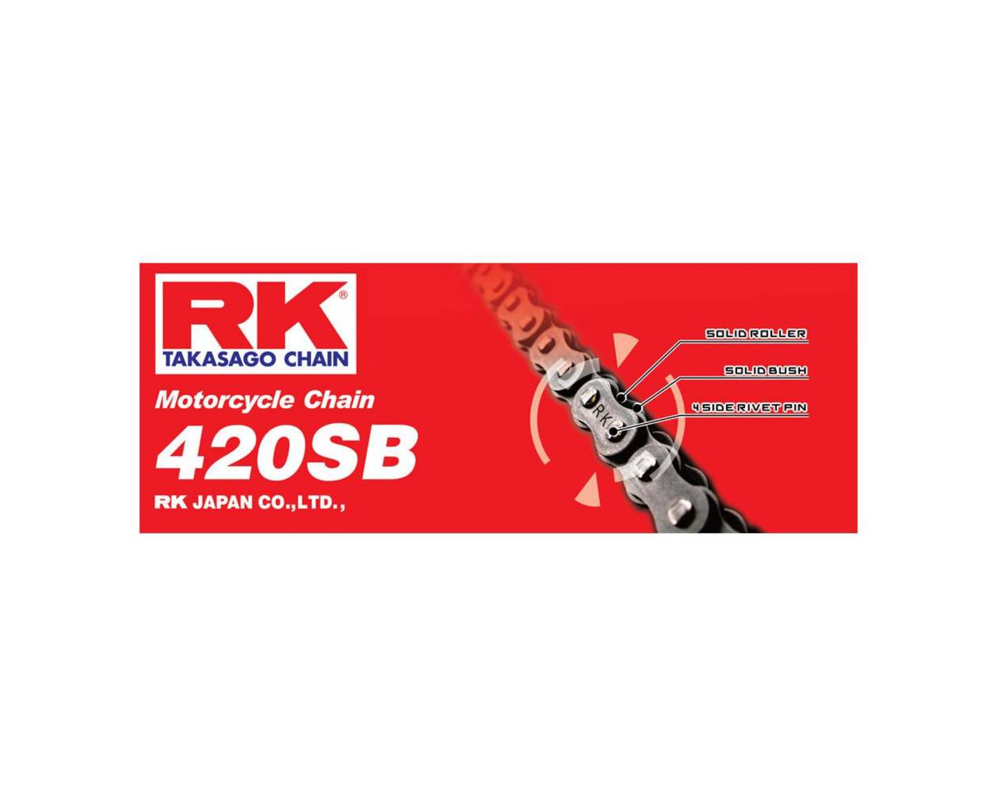 RK CHAINS 420 STANDARD 136L CHAIN