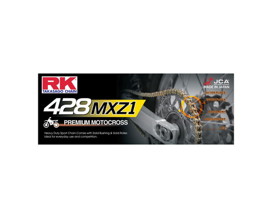 RK CHAINS 428MXZ1 126L RACE CHAIN