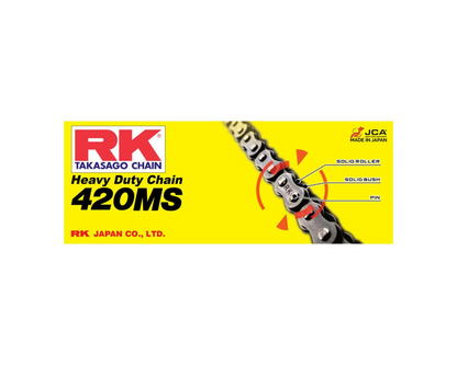 RK CHAINS 420 HEAVY DUTY 136L CHAIN