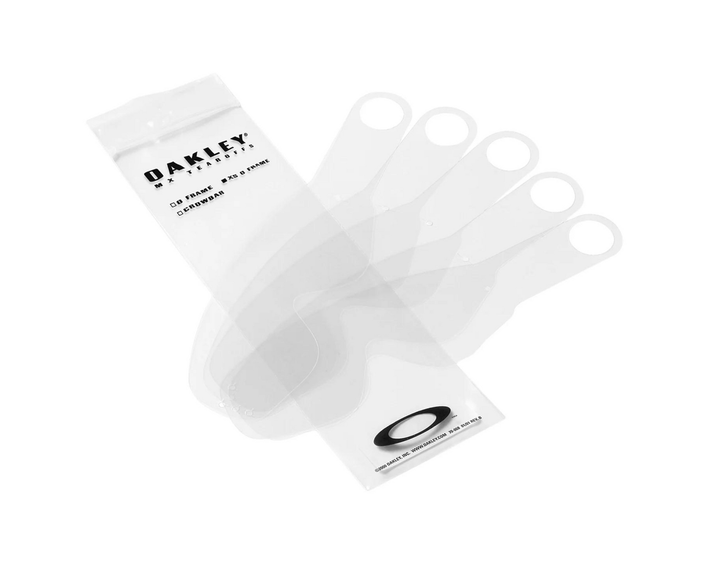 OAKLEY AIRBRAKE STANDARD TEAR-OFFS 25 PACK