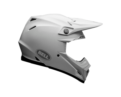 BELL MOTO-9 FLEX SOLID WHITE HELMET