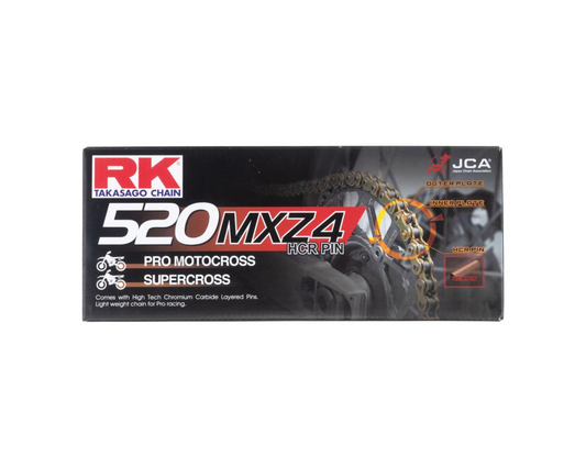 RK CHAINS 520MXZ4 120L RACE CHAIN