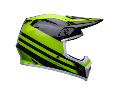 BELL 2024 MX-9 MIPS DISRUPT BLACK/GREEN HELMET