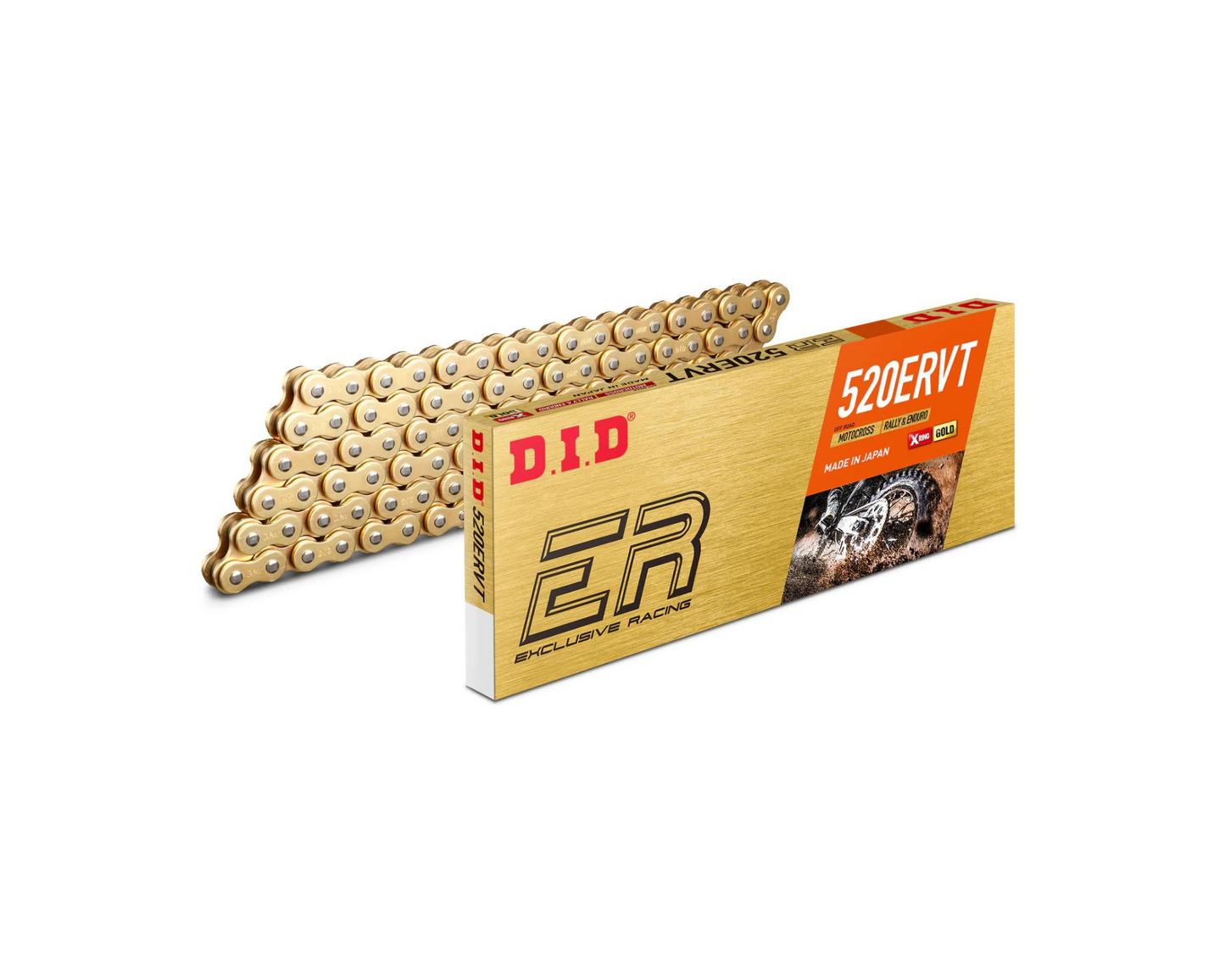 DID 520ERVT X-RING 120L GOLD MX/ENDURO RACE CHAIN