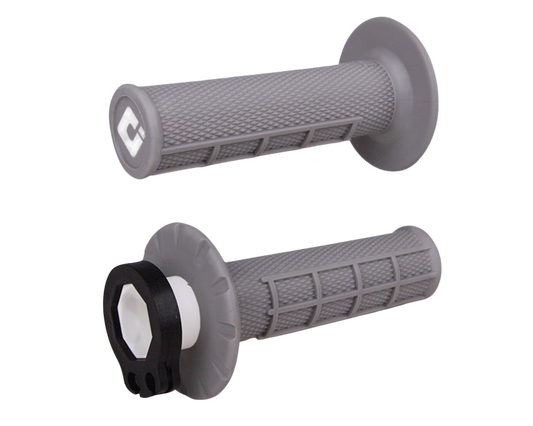 ODI HALF WAFFLE SOFT LOCK ON GRIPS 2T / 4T GREY